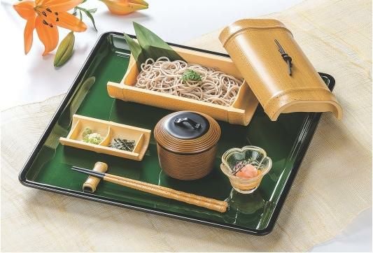 越前角盆グリーン天黒SL尺2 グリーン天黒