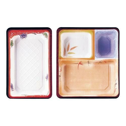 夢彩ごぜん(50枚入)TSR-BOX 90-60 中仕切3 柄付