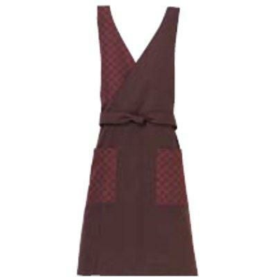 胸当て エプロン KE0050-6 茶 M