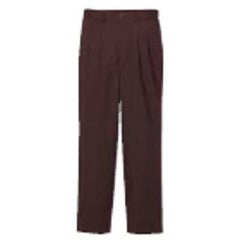 ツータックパンツ(男性用)KP001M-6 茶 3L