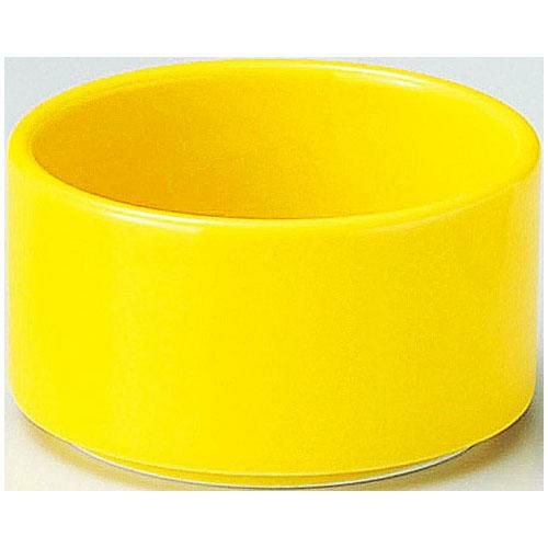 丸皿 スタッカー浅65 黄 小皿