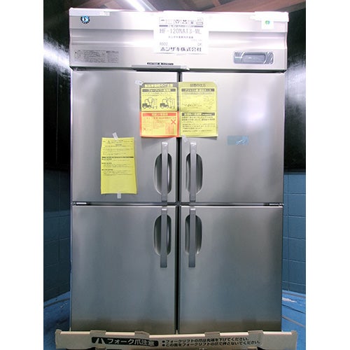中古】4ドア 縦形冷蔵庫 ホシザキ HR-120A 幅1200×奥行800×高さ1910