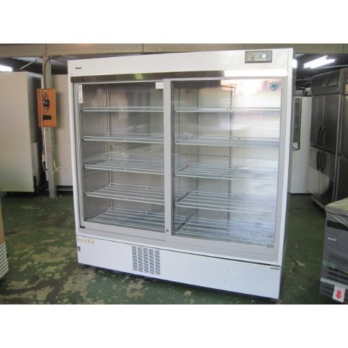 中古】冷蔵リーチインショーケース ホシザキ RSC-120D-B 幅1200×奥行