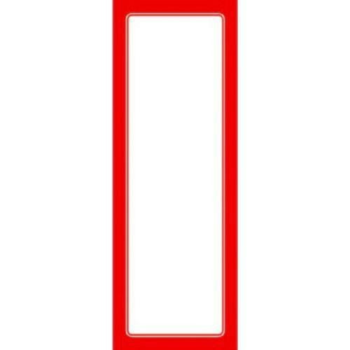 赤枠ポスター 1号 無地/100枚入り