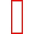 赤枠ポスター 2号 無地/100枚入り