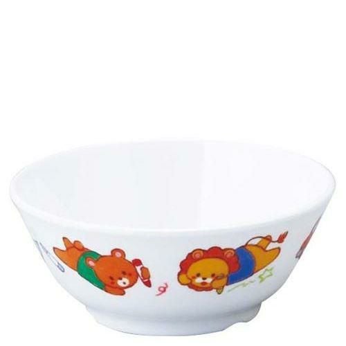 メラミン子供食器 みんなともだち。汁椀 YMC－1 アイボリー