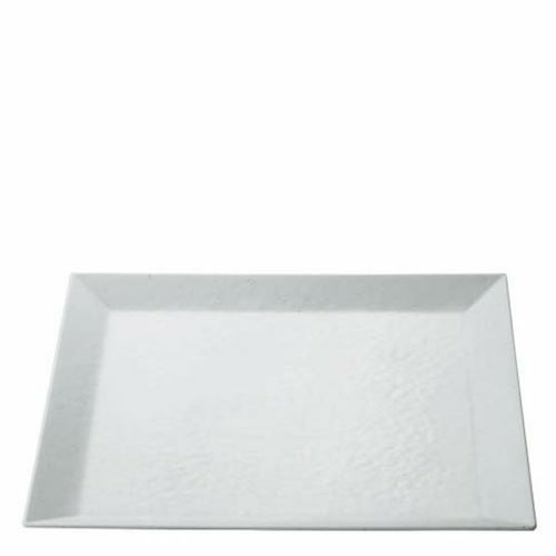 メラミン 角盛皿 31cm 粉引MT UL－3119－KHM