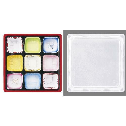 ワンウェイ 耐熱お弁当容器 T-80-E (蓋付・50セット入)