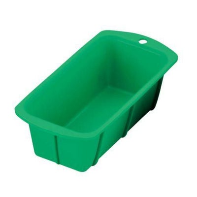 ケーキ型 【シリコン パウンドケーキ型 CM-02 グリーン 17cm】 CM-02 幅95 奥行210 高さ65 【グループA】