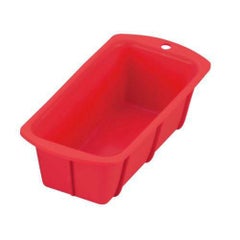 ケーキ型 【シリコン パウンドケーキ型 CM-03 レッド 17cm】 CM-03 幅95 奥行210 高さ65 【グループA】