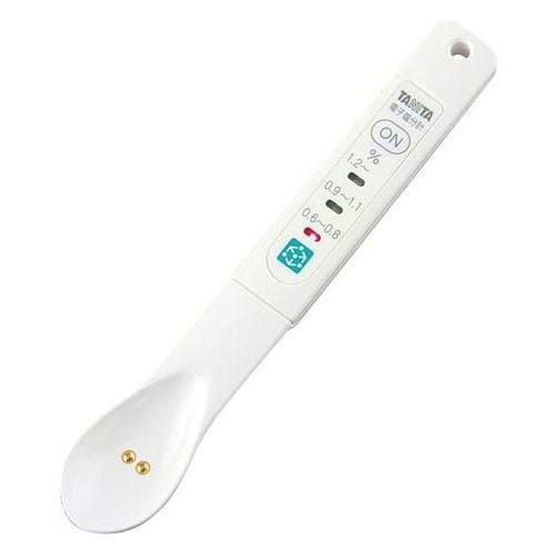 塩分計 【タニタ 防滴タイプ 電子塩分計 しおみスプーン SO302WH】 SO302 幅28 奥行160 高さ13 【グループA】