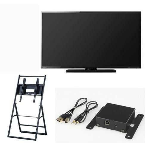 デジタルサイネージ 40型 DSM-40L8 イーゼルスタンドセット 幅906×高さ557×奥行274(mm)(ディスプレイサイズ)