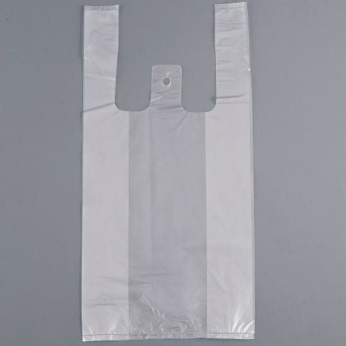 レジ袋 半透明 紐付き・エンボス付き (100枚入) No45