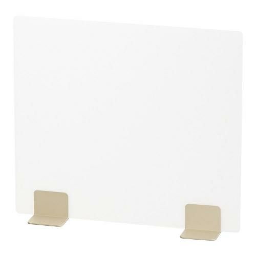 TKG 飛沫ガードパーテーション 400 アイボリースタンド ホワイト