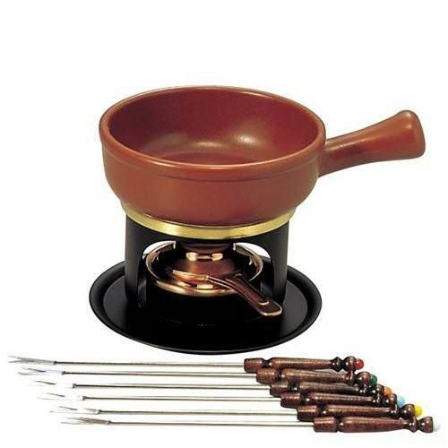 ミニ チーズフォンデュセット T－100 陶器鍋付