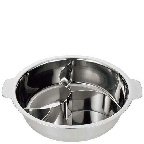 UK 18－0 ちり鍋 3仕切 33cm