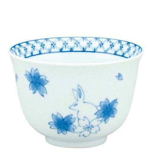 アルセラム強化食器 染付うさぎ千茶 EC1－2