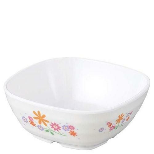メラミン食器 花束(ブーケ)角小鉢(小)BU－51