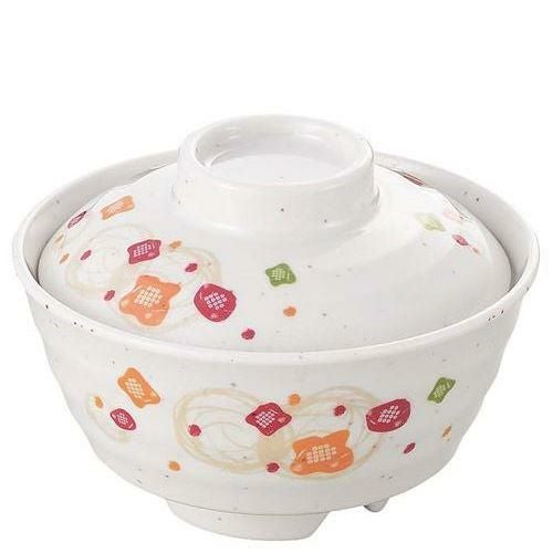 メラミン食器 和華(ほのか)ごはん茶椀(蓋)HO－66B