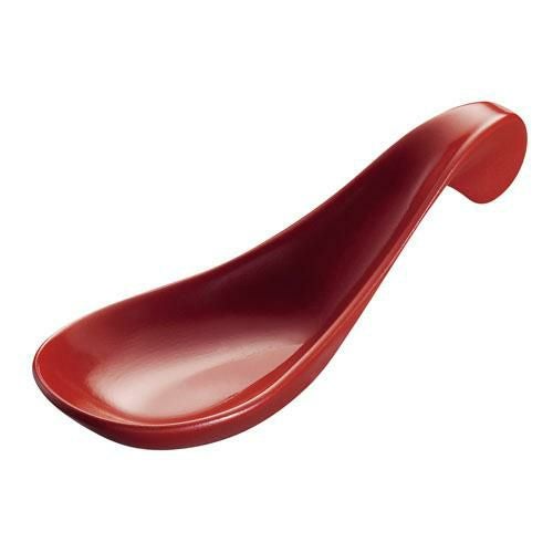 メラミン 立ちレンゲ MR-13 朱