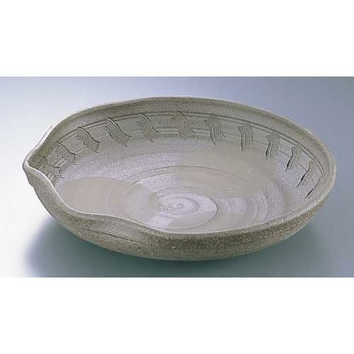 炭化土ぼたもち11.0大皿 深 B03-29