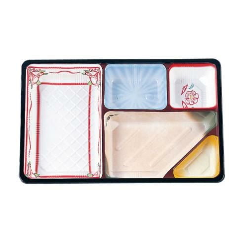 夢彩ごぜん(50枚入)TSR-BOX 90-60 中仕切2 柄付