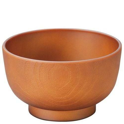 耐熱3．6寸荒木目汁椀 総ブラウン 1001060