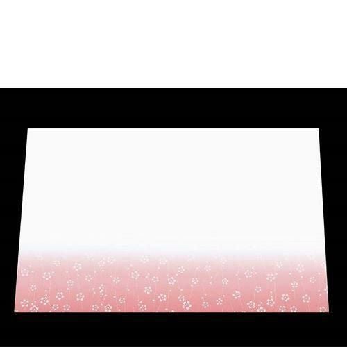 尺三 懐石マット 華かすみ(100枚入)SAK－04 紅梅