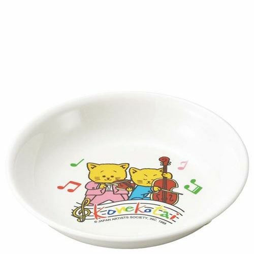 メラミン お子様食器 こねこたい 大皿 KO－26