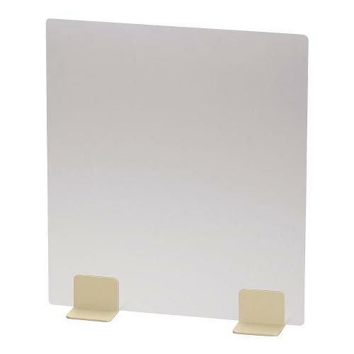 TKG 飛沫ガードパーテーション 400 アイボリースタンド マット