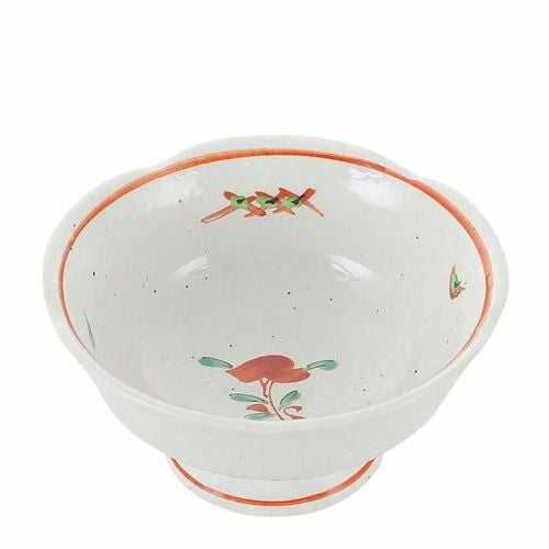 和食器コレクション 赤絵花 高台小鉢