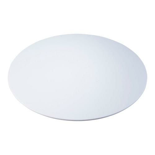 アクリルブッフェトレイ 丸ホワイト W0067 L