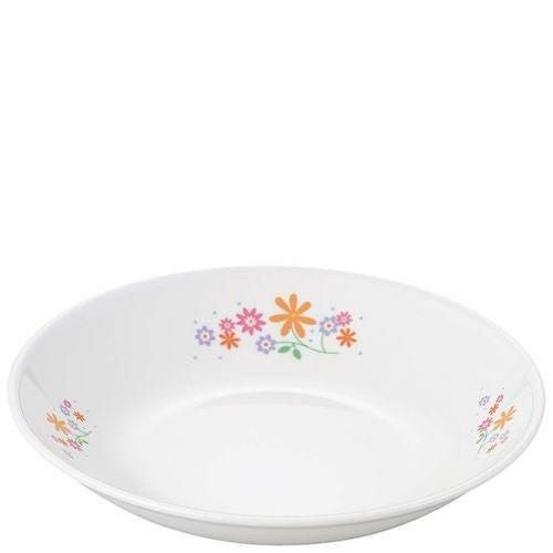 メラミン食器 花束(ブーケ)深丸皿 20cm BU－115