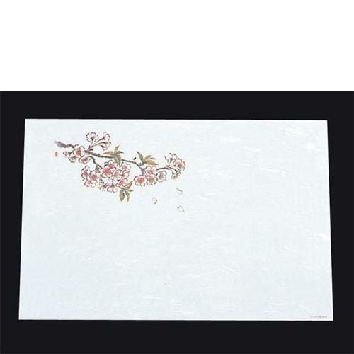 尺三 懐石まっと 抗菌遠赤和紙(100枚入)WS－9 桜(3月～4月