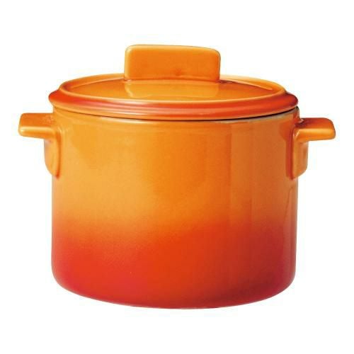 ソレイユ 蓋付カップ S SO4812 オレンジ