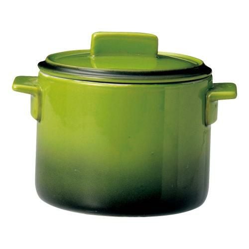 ソレイユ 蓋付カップ S SO4812 グリーン