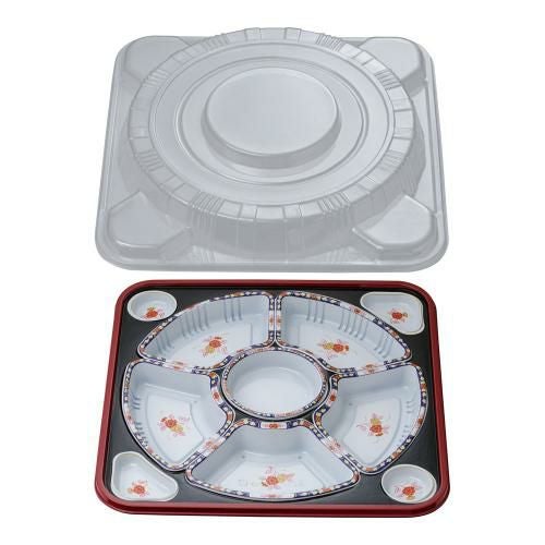 オードブル容器 有田 紺セット TO-420(10セット入)