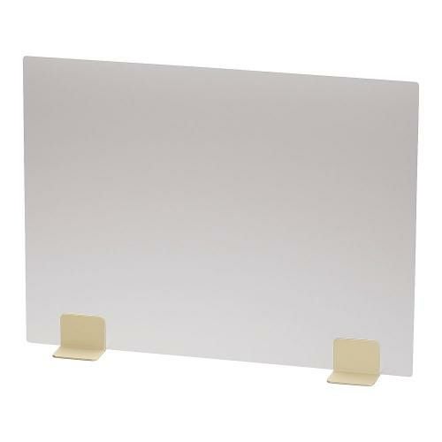 TKG 飛沫ガードパーテーション 600 アイボリースタンド マット