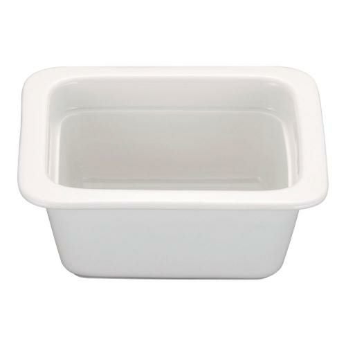 ロイヤル陶器製 角ガストロノームパン PB625-16 1/6 ホワイト