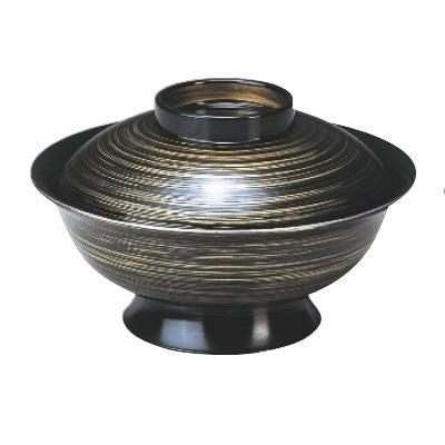 6寸聖龍椀かすり刷毛目