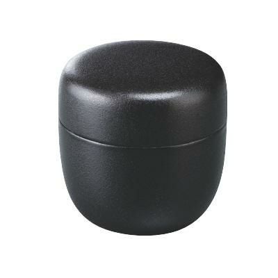 6cユリア、メラミンナツメ型粉茶入黒乾漆