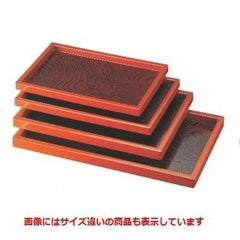 ABSそば盆ケヤキ木目四ツ台