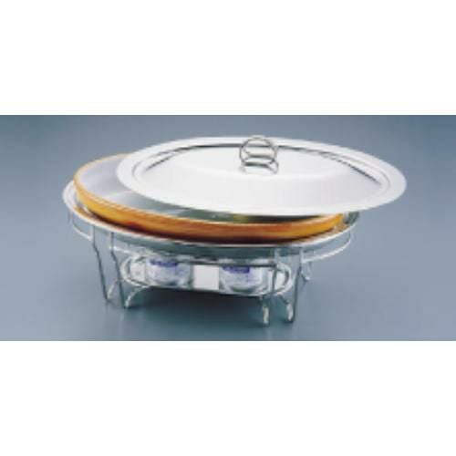 SAブローニュ 小判チェーフィング 7-3011-44B(目皿付)