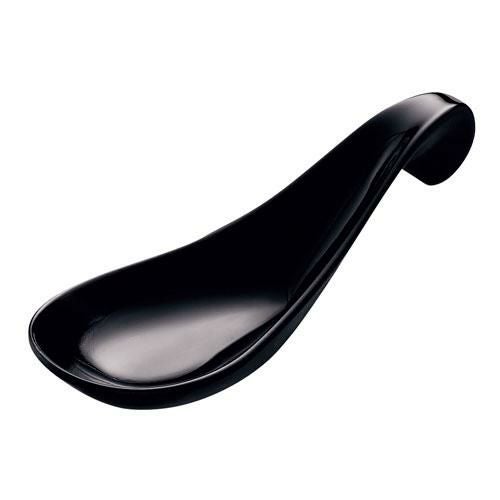 メラミン 立ちレンゲ MR-13 黒