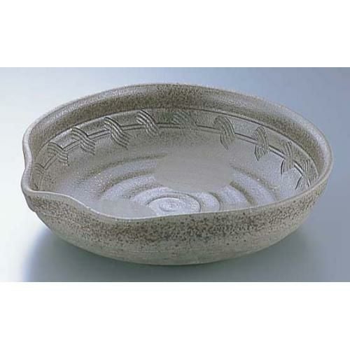 炭化土ぼたもち8.5大皿 深 B03-30