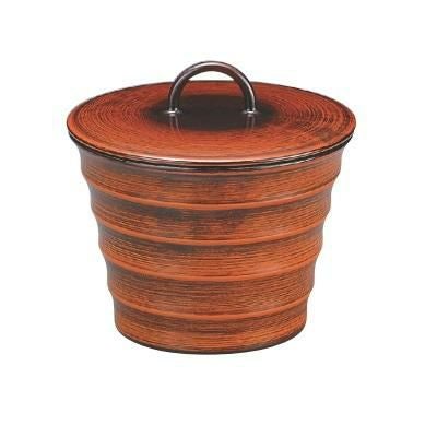 リングロクロ目椀栃刷毛目