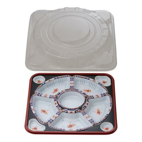 オードブル容器 有田 紺セット TO-380(10セット入)