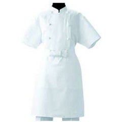 調理前掛 TT8900-0 ホワイト M