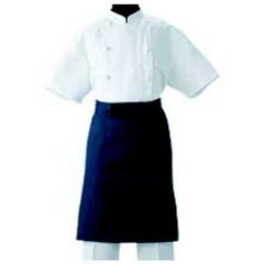 調理前掛 JT4551-1 ダークブルー M