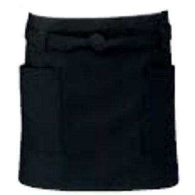 ショートエプロン T－6231 ブラック 【同梱グループA】